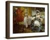 The Mistress of the Inn, 1919-Alessandro Milesi-Framed Giclee Print