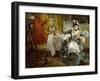 The Mistress of the Inn, 1919-Alessandro Milesi-Framed Giclee Print