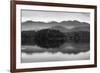 The misty mountains and calm waters of the Tongass National Forest, Southeast Alaska, USA-Mark A Johnson-Framed Photographic Print