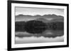 The misty mountains and calm waters of the Tongass National Forest, Southeast Alaska, USA-Mark A Johnson-Framed Photographic Print