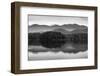 The misty mountains and calm waters of the Tongass National Forest, Southeast Alaska, USA-Mark A Johnson-Framed Photographic Print