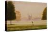 The Misty Spires (Oil on Panel)-Chris Ross Williamson-Stretched Canvas