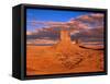 The Mittens at Monument Valley-Robert Glusic-Framed Stretched Canvas