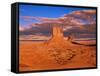 The Mittens at Monument Valley-Robert Glusic-Framed Stretched Canvas