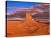 The Mittens at Monument Valley-Robert Glusic-Stretched Canvas