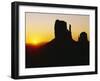 The Mittens, Monument Valley at Sunset, Arizona, USA-Sylvain Grandadam-Framed Photographic Print