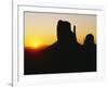 The Mittens, Monument Valley at Sunset, Arizona, USA-Sylvain Grandadam-Framed Photographic Print