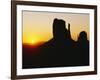 The Mittens, Monument Valley at Sunset, Arizona, USA-Sylvain Grandadam-Framed Photographic Print