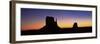 The Mittens, Monument Valley, Utah, United States of America (U.S.A.), North America-Lee Frost-Framed Photographic Print