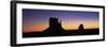 The Mittens, Monument Valley, Utah, United States of America (U.S.A.), North America-Lee Frost-Framed Photographic Print