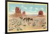 The Mittens, Monument Valley-null-Framed Art Print