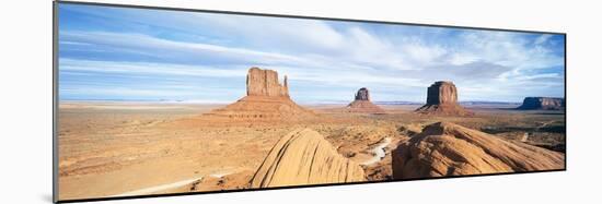 The Mittens, Navajo Tribal Park, Monument Valley, Arizona, United States of America, North America-Gavin Hellier-Mounted Photographic Print