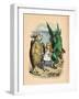 'The Mock Turtle, Alice and The Gryphon', 1889-John Tenniel-Framed Giclee Print