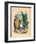 'The Mock Turtle, Alice and The Gryphon', 1889-John Tenniel-Framed Giclee Print