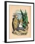 'The Mock Turtle, Alice and The Gryphon', 1889-John Tenniel-Framed Giclee Print