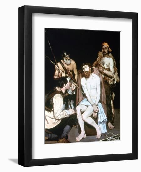 The Mocking of Christ, 1885-Edouard Manet-Framed Premium Giclee Print
