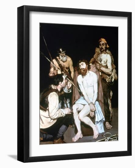 The Mocking of Christ, 1885-Edouard Manet-Framed Giclee Print