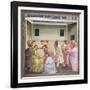 The Mocking of Christ, circa 1305-Giotto di Bondone-Framed Giclee Print