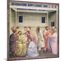 The Mocking of Christ, circa 1305-Giotto di Bondone-Mounted Giclee Print