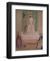 The Mocking of Christ with the Virgin and St. Dominic, 1442-Fra Angelico-Framed Giclee Print