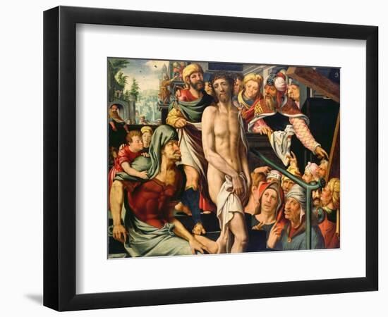 The Mocking of Christ-Jan Sanders van Hemessen-Framed Giclee Print