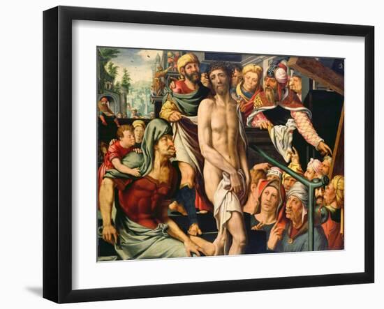The Mocking of Christ-Jan Sanders van Hemessen-Framed Giclee Print