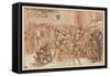 The Mocking of Christ-Domenichino-Framed Stretched Canvas