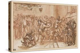 The Mocking of Christ-Domenichino-Stretched Canvas