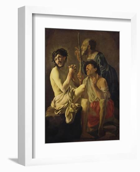 The Mocking of Christ-Hendrick Ter Brugghen-Framed Giclee Print