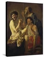 The Mocking of Christ-Hendrick Ter Brugghen-Stretched Canvas