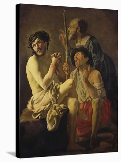 The Mocking of Christ-Hendrick Ter Brugghen-Stretched Canvas