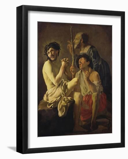 The Mocking of Christ-Hendrick Ter Brugghen-Framed Giclee Print