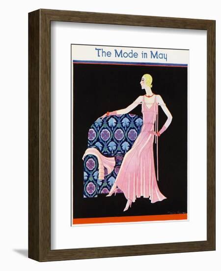 The Mode in May by Gordon Conway-null-Framed Art Print