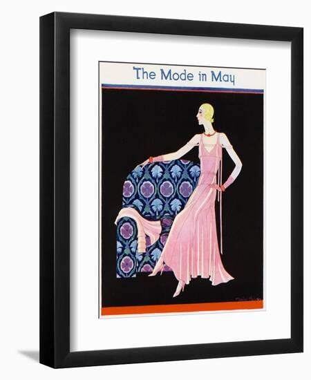 The Mode in May by Gordon Conway-null-Framed Art Print