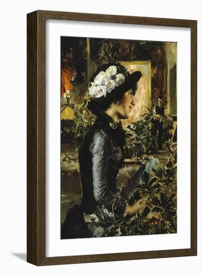 The Model, 1879-Antonio Moro-Framed Giclee Print