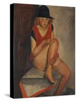 The Model, Ca 1926-Boris Dmitryevich Grigoriev-Stretched Canvas