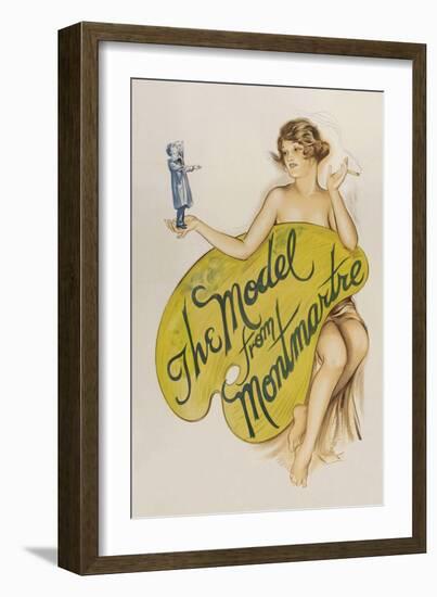 The Model from Montmartre-null-Framed Art Print