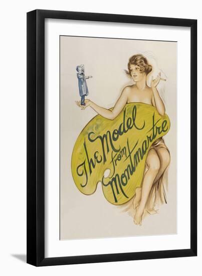 The Model from Montmartre-null-Framed Art Print