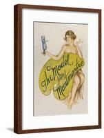 The Model from Montmartre-null-Framed Art Print