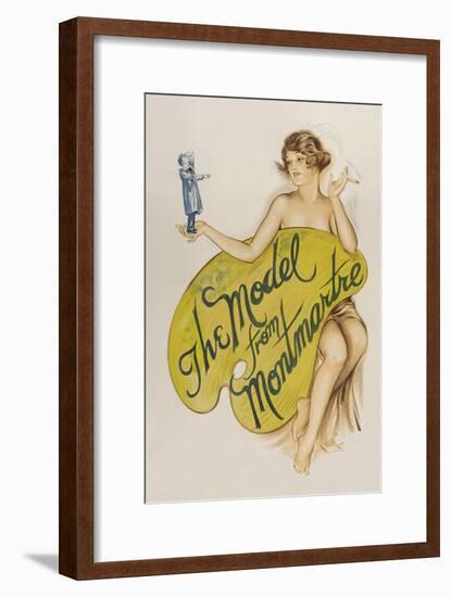 The Model from Montmartre-null-Framed Art Print