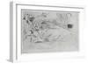 The Model, Lying Down, C1864-James Abbott McNeill Whistler-Framed Giclee Print