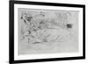 The Model, Lying Down, C1864-James Abbott McNeill Whistler-Framed Giclee Print