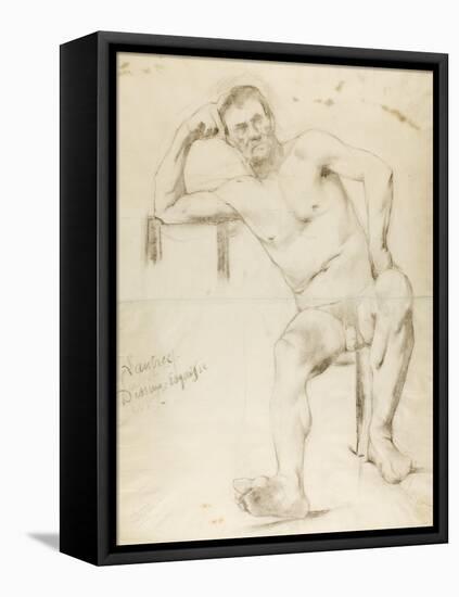 The Model Nizzavena, C. 1882-83-Henri de Toulouse-Lautrec-Framed Stretched Canvas