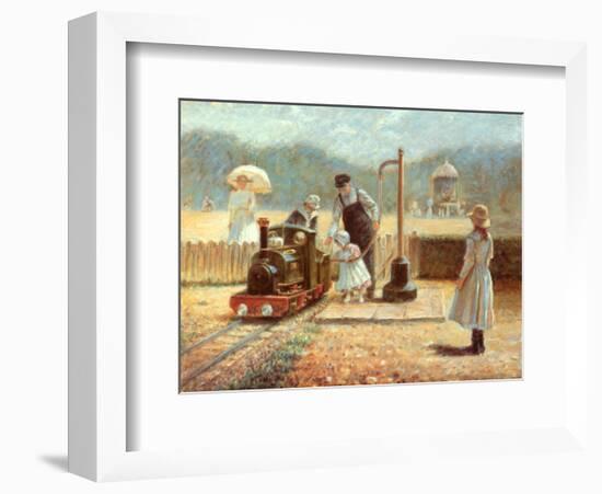 The Model Railway-Rene Legrand-Framed Art Print