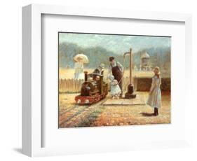 The Model Railway-Rene Legrand-Framed Art Print