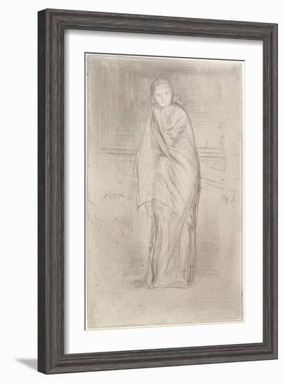 The Model Resting, 1870-James Abbott McNeill Whistler-Framed Giclee Print