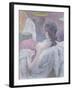 The Model's Rest, 1896 (Pastel on Paper)-Henri de Toulouse-Lautrec-Framed Giclee Print