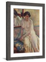 The Model's Rest, 1912-Theo van Rysselberghe-Framed Giclee Print