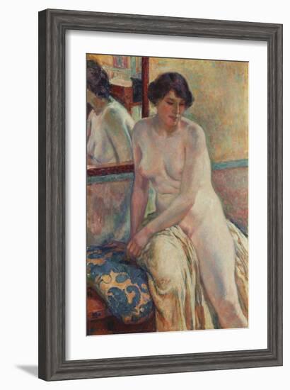 The Model's Rest, 1912-Theo van Rysselberghe-Framed Giclee Print