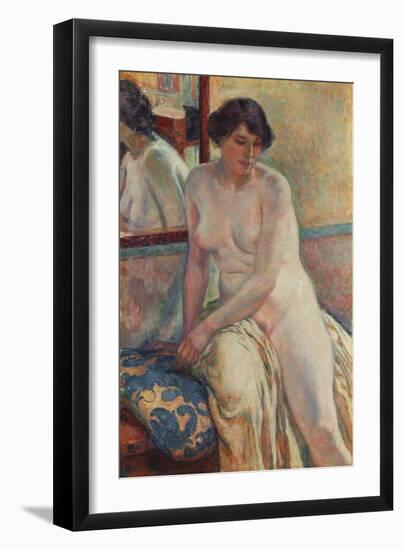 The Model's Rest, 1912-Theo van Rysselberghe-Framed Giclee Print